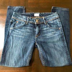 Hudson slim straight leg jeans